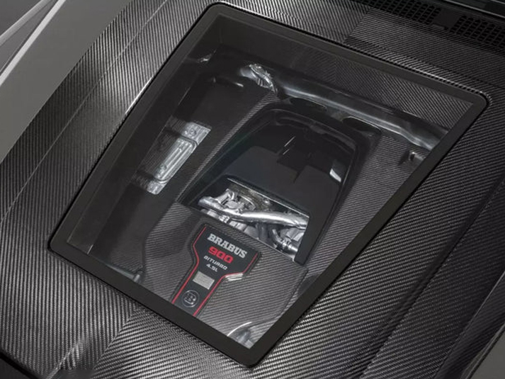Brabus 900 Carbon Fiber Hood Cover + Hood Under Cover + Engine Cover for W463A G-Class